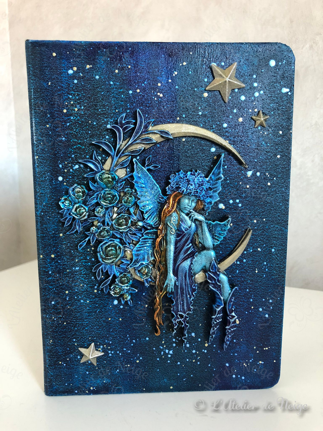 Carnet Fée Lunaire Bleu