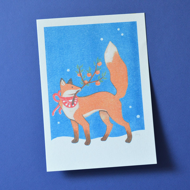 A5 Le renard aux mikan