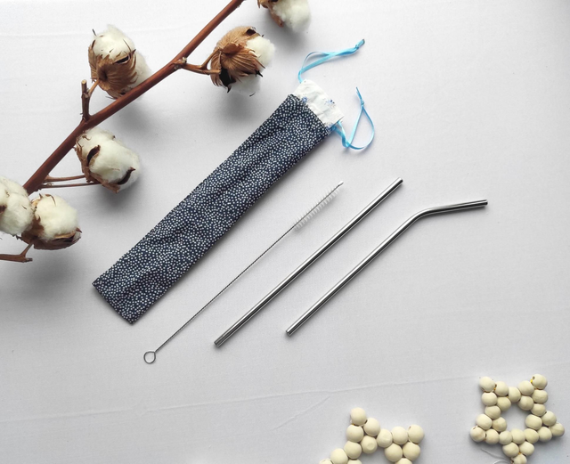 Pochette à paille - les géométriques