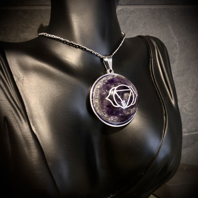 Third Eye Chakra with Amethyst Quartz