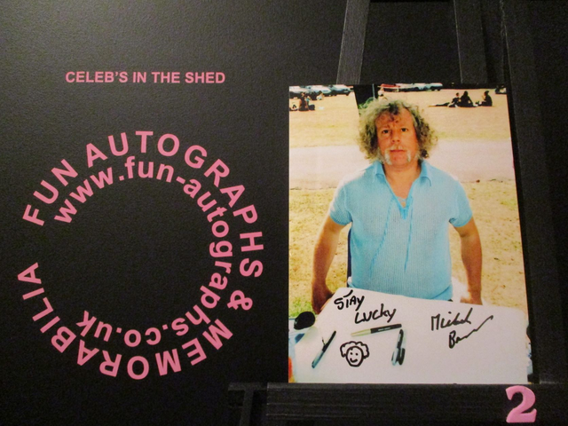 Michael Barber Authentic Autographed 6x4.5 Our Facing Photograph (2)