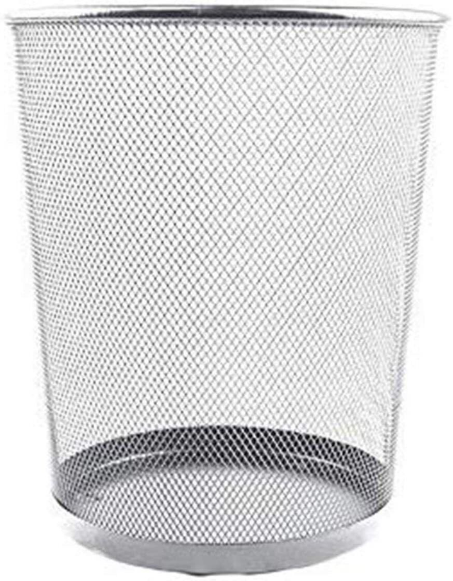Circular Mesh Wastebasket Trash Can, Waste Basket Garbage Can Bin office