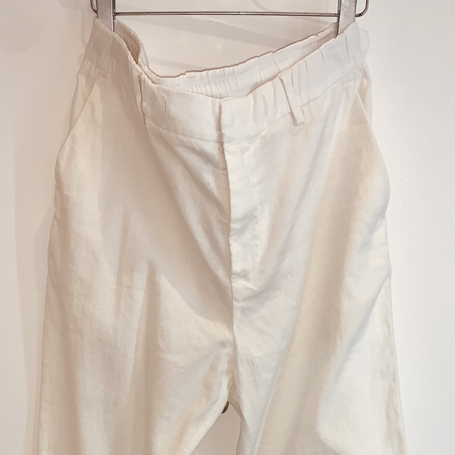 Pantalon lin cordon revers Teleria Zed