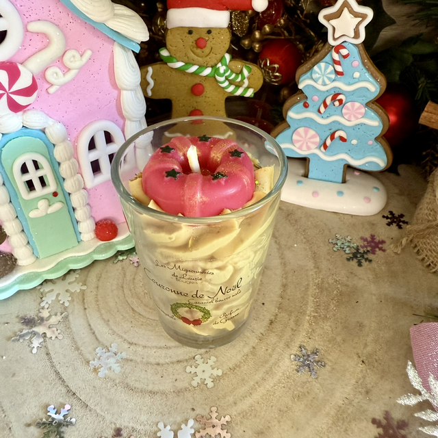 Bougie Couronne de Noël XS