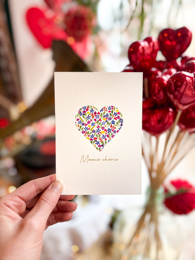 Carte postale Pulsion créative - Mamie chérie