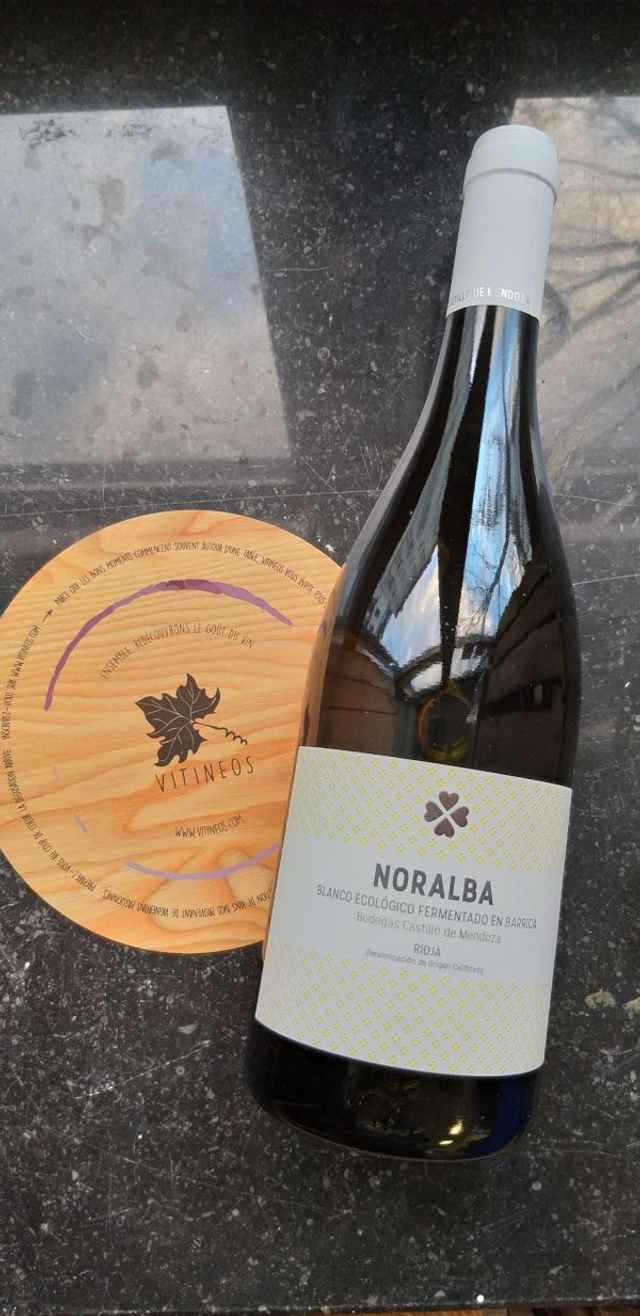 Noralba Blanco Ecol. Ferm. Barrica 2019 - Blanc Sec Tranquille - Castillo de Mendoza (Famille Mendoza)