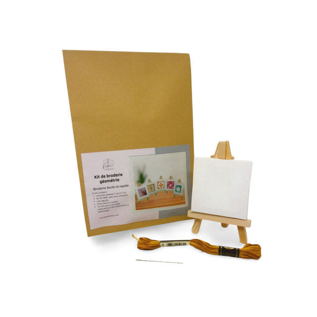 Kit de broderie Géométrie - 7 cm