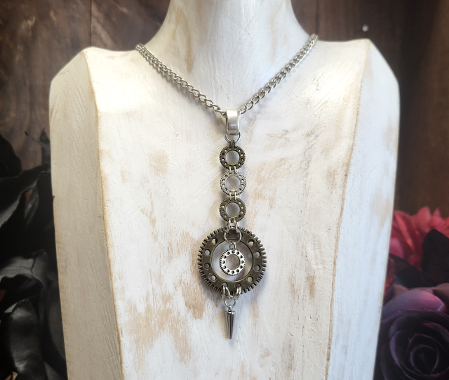 Collier "Rouages du Temps"
