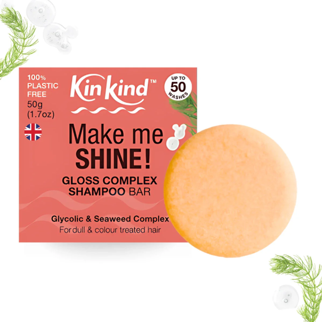 NEW! Make me SHINE! Gloss Complex Shampoo Bar. For Colour Treated &amp; Dull Hair. 