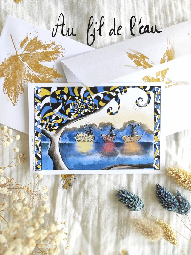 Petite Carte " Sorcières en Voyage " - au choix