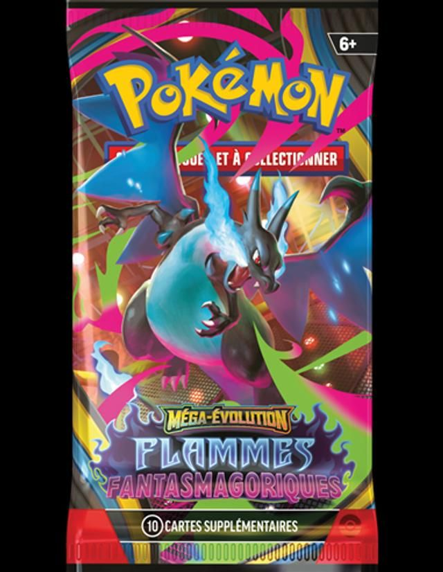 PRE-ORDER Pokémon ME02 Flammes Fantasmagoriques Booster Pack FR