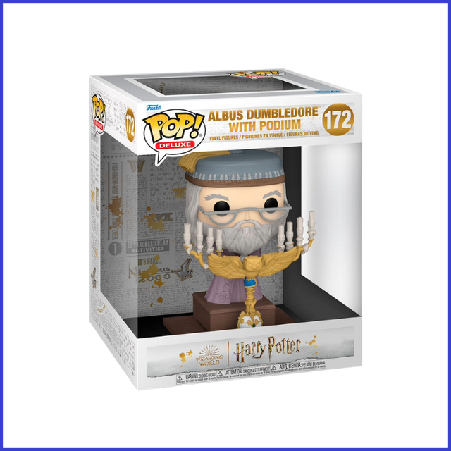 POP figure Deluxe Harry Potter and the Prisoner of Azkaban - Dumbledore with Podium #172