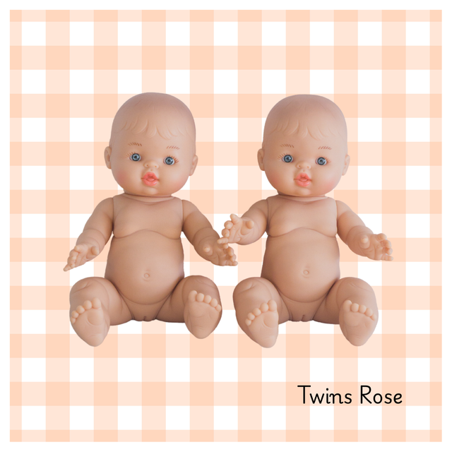 Poupées twins Rose 