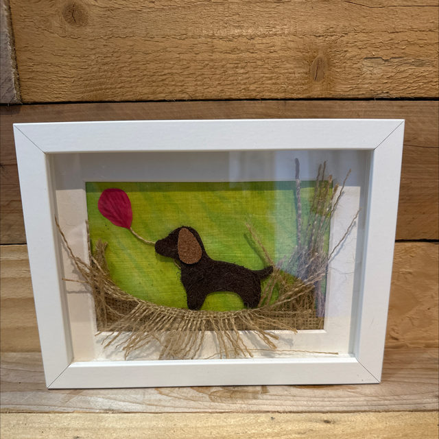 Little Dog Fabric Frame 