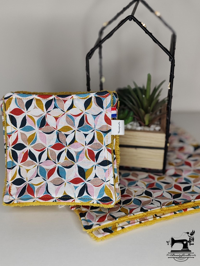 Coffret en bambou &quot;FLOUD&quot; jaune