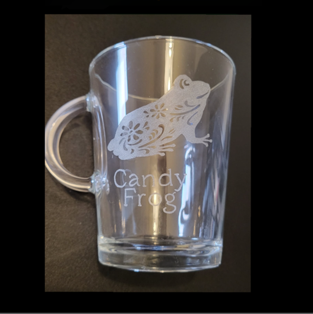 Mug Candy Frog transparent non personnalisable