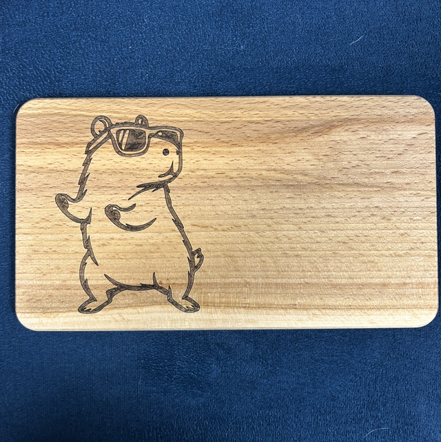 Brotbrett „tanzendes Capybara 1“