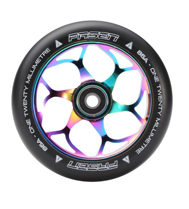 Fasen 6 spoke Scooter Wheels - 120mm (Pair)