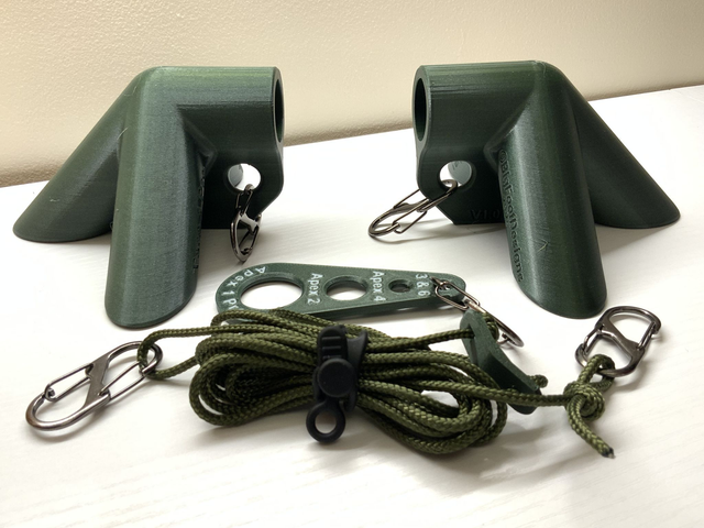 Tarp 1 Pro - Professional Ridge Line Tarpaulin Bracket - Lavvu Tarp Bushcraft