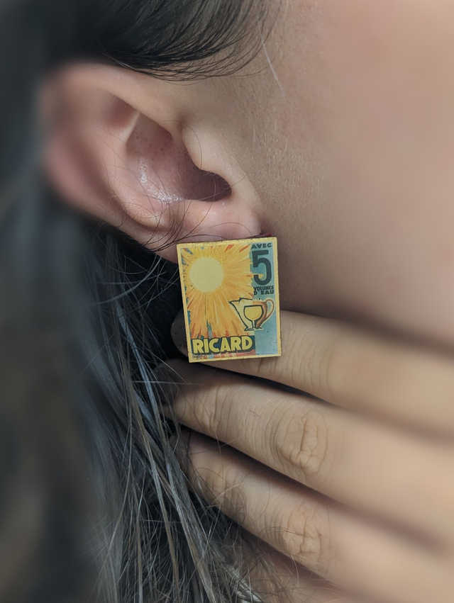PRECOMMANDE - "L'apéritif à l'Eau" - Pins Ricard, Cuir de Vachette
