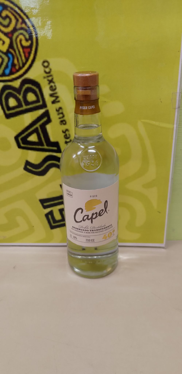 Pisco Capel Reservado Transparente 7 dl
