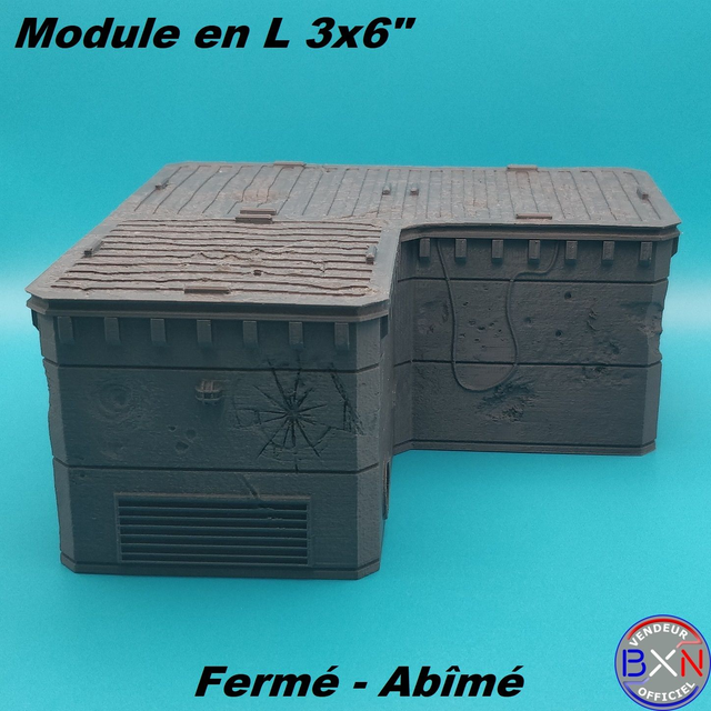 VGT - Module 3x6&quot; L - Fermé - Abîmé