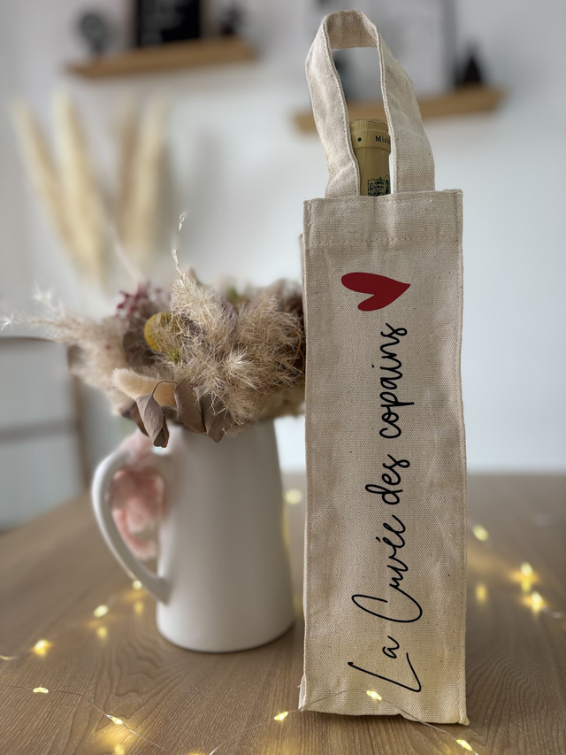 Sac bouteille - La cuvée des copains