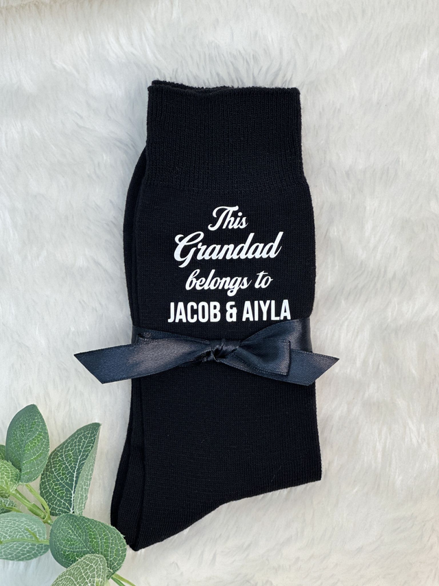 Persoanlised Father's Day Socks for Dad, Grandad, Uncle