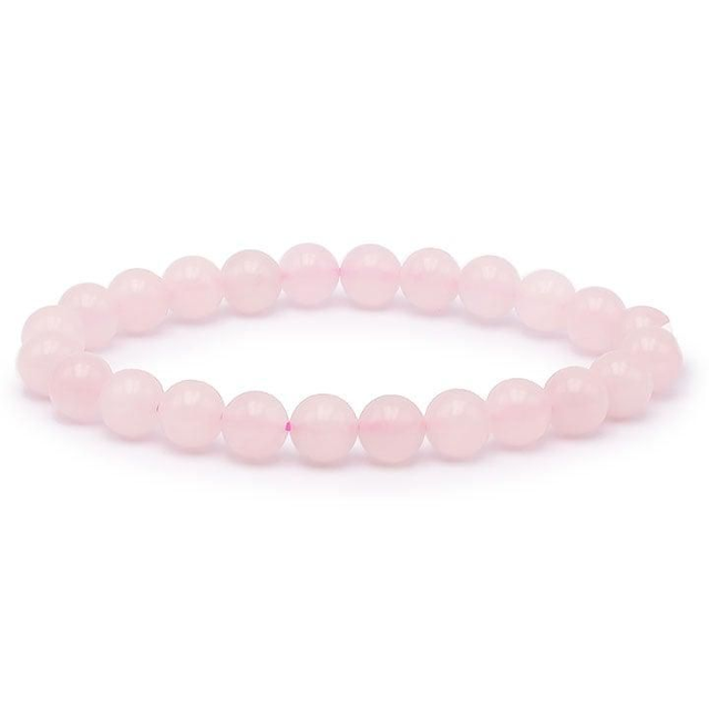 Bracelet Quartz Rose 8 mm