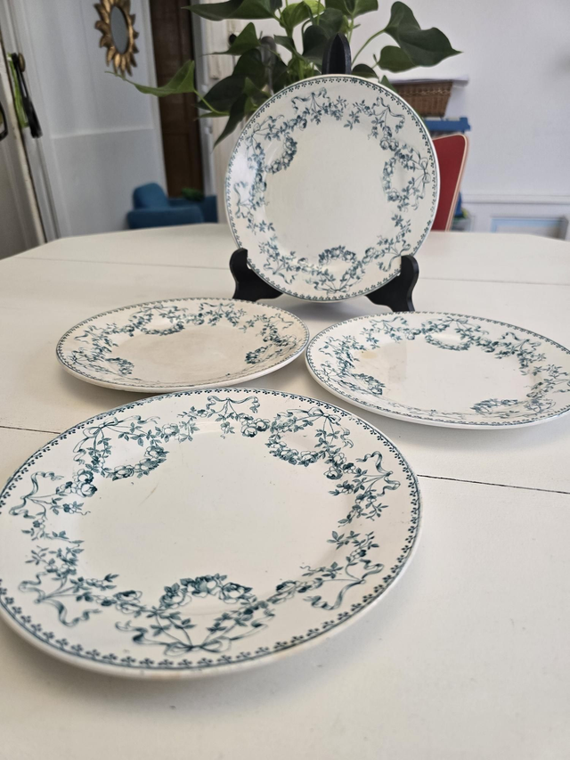 Assiettes à dessert Sarreguemines 