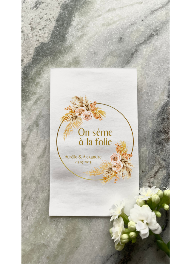 Sachet de graines &quot;Eva&quot; - Personnalisable