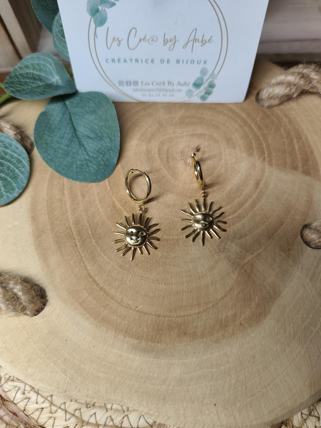 BO MINI CHIC CREOLES SOLEIL GOLD 0000121