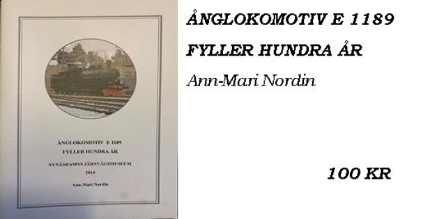 Ånglokomotiv E 1189 Fyller Hundra År  