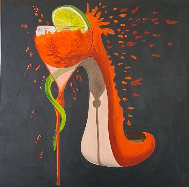 L&#039;escarpin cocktail &quot;spritz&quot;  100x100