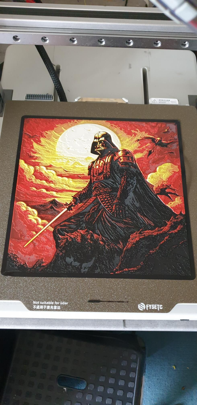 Plaque Deco dark wador carré 