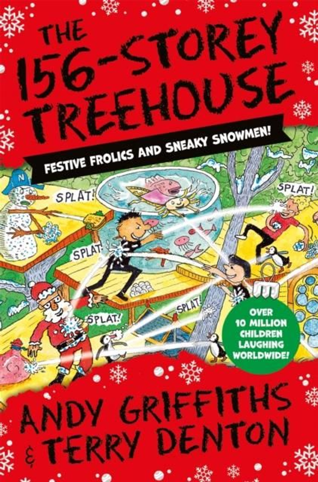 (AGE 7+) The 156-Story Treehouse - Festive Frolics and Sneaky Snowmen