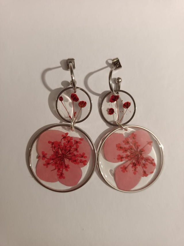 Modèle unique - Fleurs roses &amp; rouges