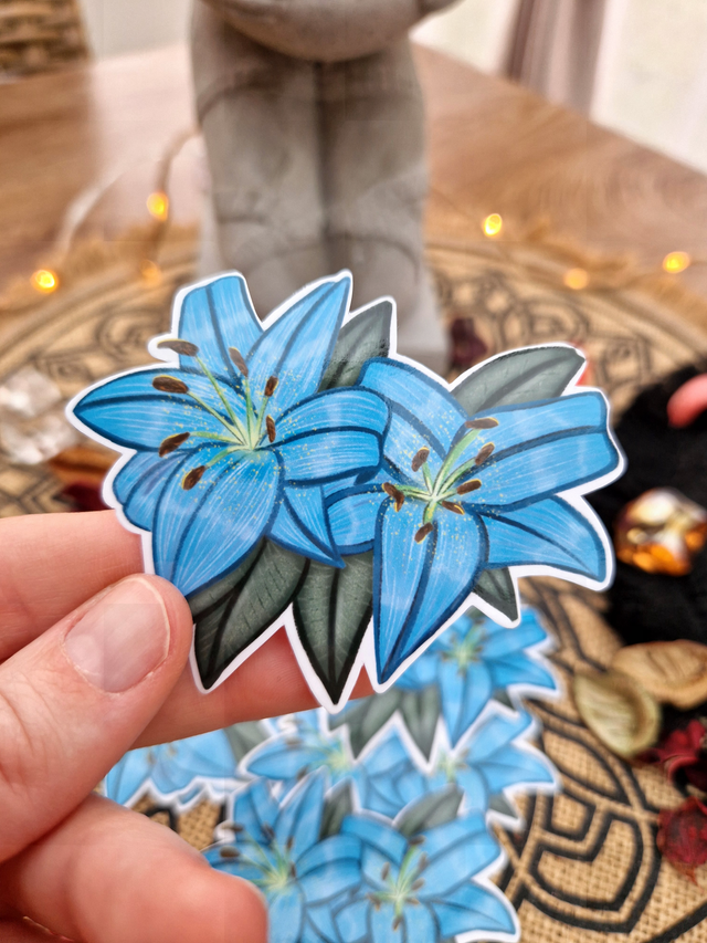 - Les deux lys sticker -