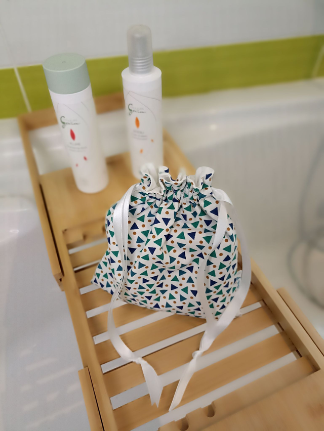 Ensemble de 8 lingettes avec pochon assorti - Khéops