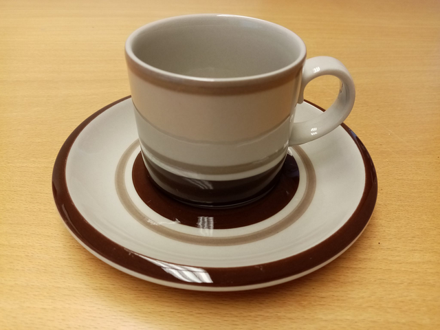 Arabia pirtti kahvikuppi+aluslautanen 6 kpl #019