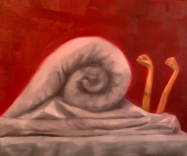 Atelier découverte peinture à l'huile à l'envers