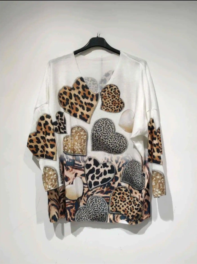 PULL NESS COEUR ANIMAL 