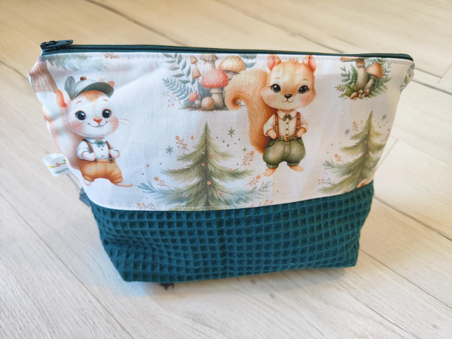 Trousse de toilette animaux de la forêt 