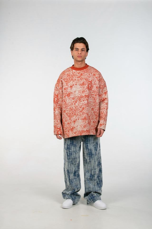 BROCADE SWEATER “TERRA DI SIENA”