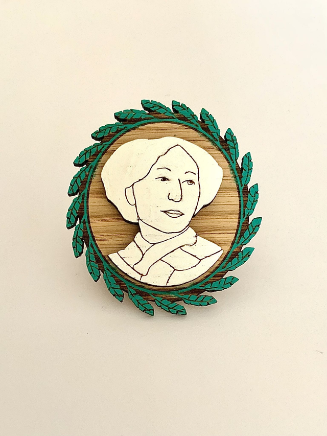 Broche camée « George Sand »