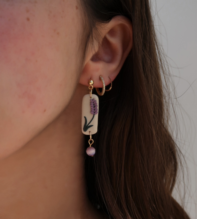 Boucles d’oreilles Juillet en Provence 
