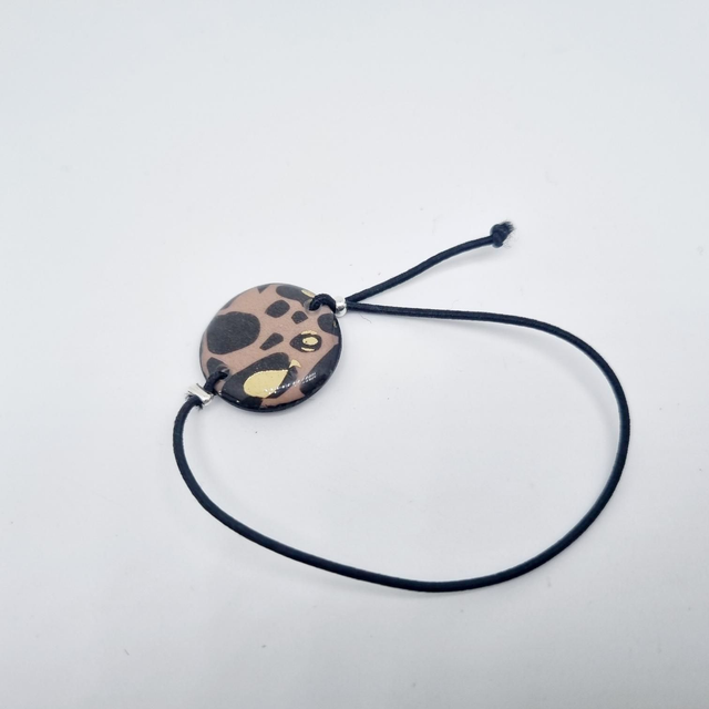 Bracelet léopard rond