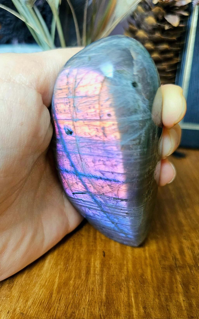 Bloc Labradorite multicolore