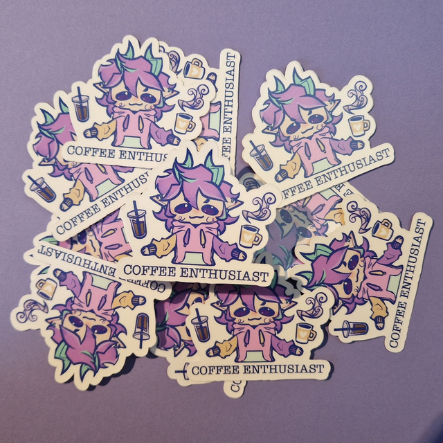 Coffee Enthusiast Sticker