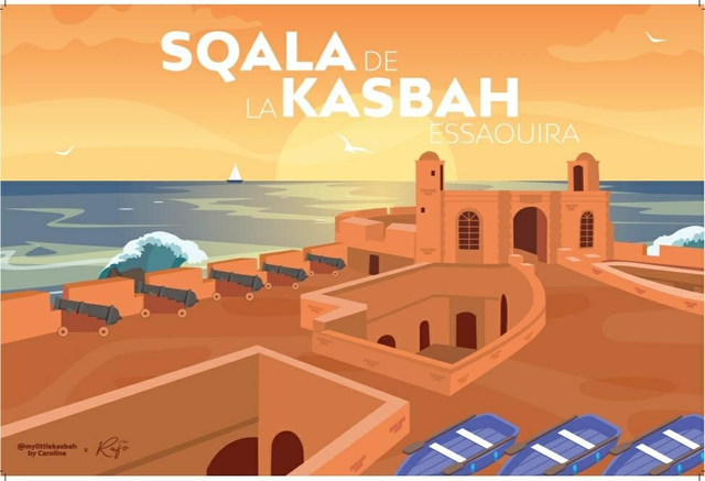 Essaouira  Sqala de la Kasbah  mlkmylittlekasbah by Caroline × Atelier Rufo 